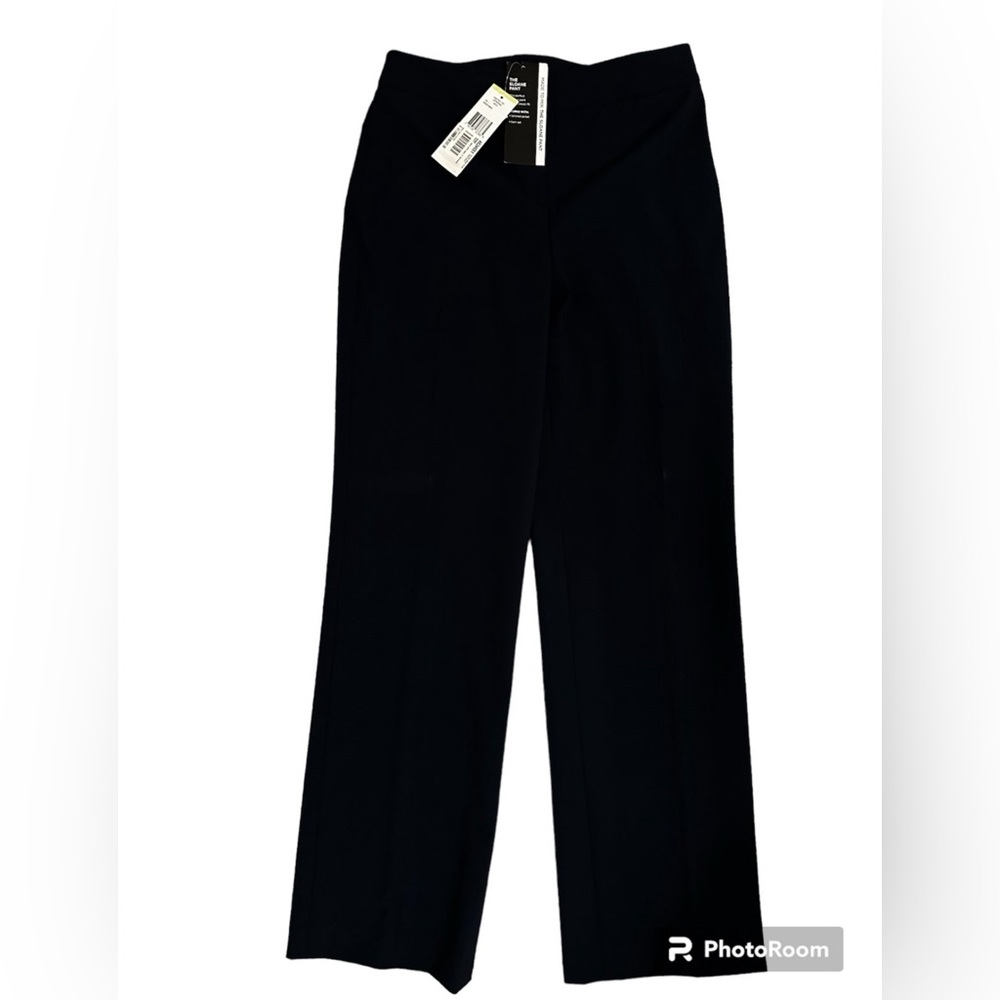 NWT JONES NEW YORK COLLECTION SZ 4 DRESS PANTS NAVY BLUE